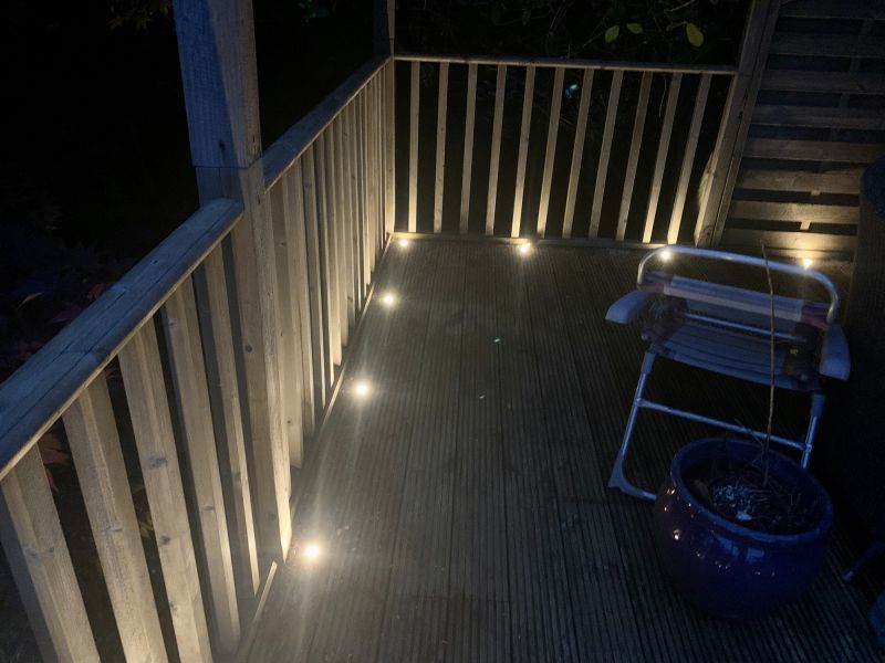 Deck with Lighting